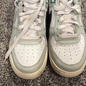 White and black and gray Sneakers